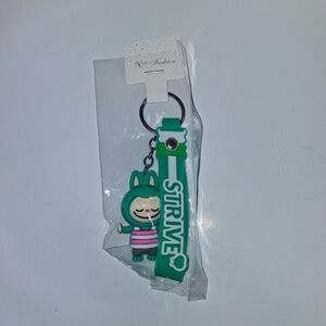 Green Key & Card Holder